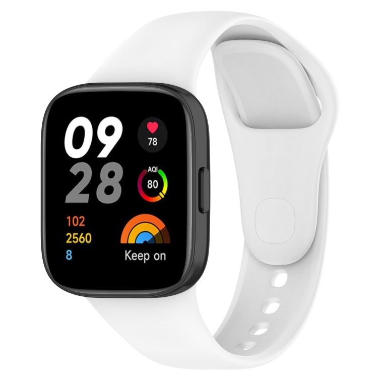 Remienok Solid Wristband biely pre Xiaomi Redmi Watch 3