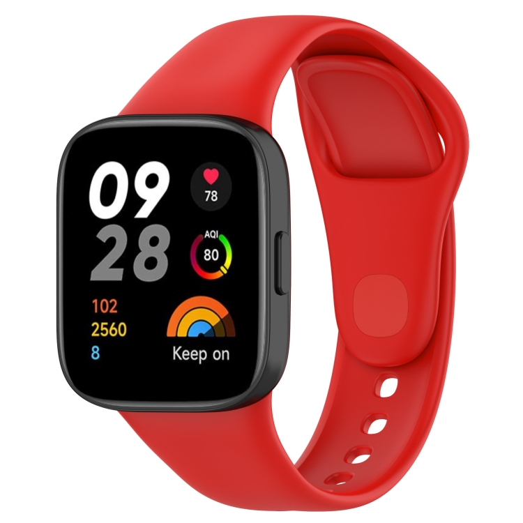 Remienok Solid Wristband červený pre Xiaomi Redmi Watch 3
