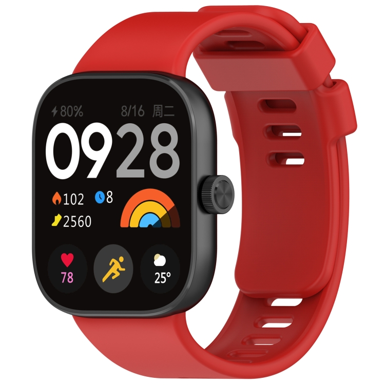 Remienok Solid Wristband červený pre Xiaomi Redmi Watch 4