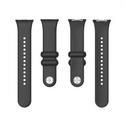 Lacné Kryty | Remienok Solid Wristband čierny pre Xiaomi Smart Band 8 Pro / Smart Band 9 Pro | Lacné Kryty