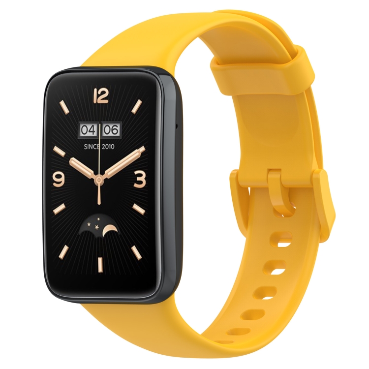 Remienok Solid Wristband žltý pre Xiaomi Smart Band 7 Pro