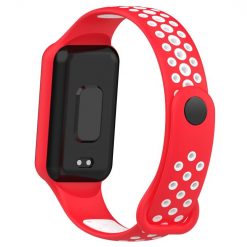 Lacné Kryty | Remienok Sport Wristband červeno-biely pre Xiaomi Smart Band 8 Active | Lacné Kryty