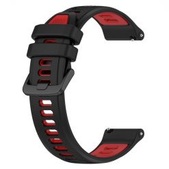 Lacné Kryty | Remienok Sport Wristband čierno-červený pre Samsung Galaxy Watch 6 Classic (43mm / 47mm) a Watch 6 (40mm / 44mm) | Lacné Kryty