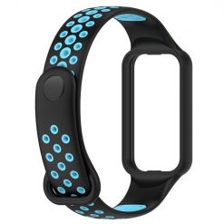 Lacné Kryty | Remienok Sport Wristband čierno-modrý pre Xiaomi Smart Band 8 Active | Lacné Kryty