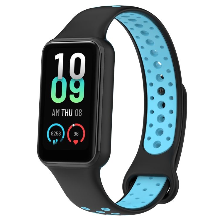 Remienok Sport Wristband čierno-modrý pre Xiaomi Smart Band 8 Active