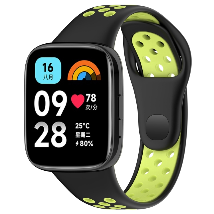 Remienok Sport Wristband čierno-zelený pre Xiaomi Redmi Watch 3 Active