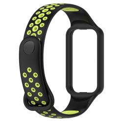 Remienok Sport Wristband čierno-zelený pre Xiaomi Smart Band 8 Active | Lacné Kryty Lacné Kryty | Remienok Sport Wristband čierno-zelený pre Xiaomi Smart Band 8 Active | Lacné Kryty