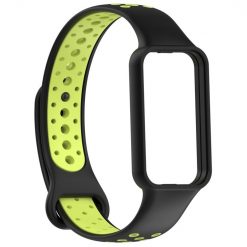 Remienok Sport Wristband čierno-zelený pre Xiaomi Smart Band 8 Active | Lacné Kryty Lacné Kryty | Remienok Sport Wristband čierno-zelený pre Xiaomi Smart Band 8 Active | Lacné Kryty