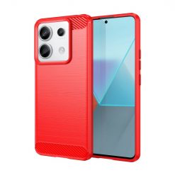 Zadný kryt Carbon červený – Xiaomi Redmi Note 13 Pro 5G / Poco X6 5G