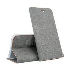 Lacné Kryty | Knižkové puzdro Luna Book strieborné – Samsung Galaxy A55 5G | Lacné Kryty