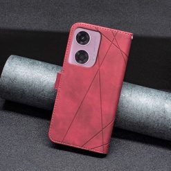Knižkové puzdro Rhombus červené – Motorola Moto G34 5G | Lacné Kryty Lacné Kryty | Knižkové puzdro Rhombus červené – Motorola Moto G34 5G | Lacné Kryty