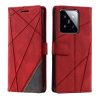 Lacné Kryty | Knižkové puzdro Rhombus modré – Xiaomi 14 | Lacné Kryty