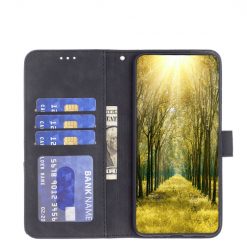 Lacné Kryty | Knižkové puzdro Rhombus čierne – Infinix Hot 40 Pro | Lacné Kryty
