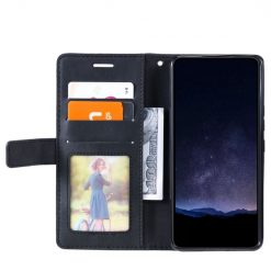 Lacné Kryty | Knižkové puzdro Rhombus čierne – Xiaomi 14 | Lacné Kryty
