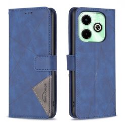 Lacné Kryty | Knižkové puzdro Rhombus modré – Infinix Hot 40 Pro | Lacné Kryty