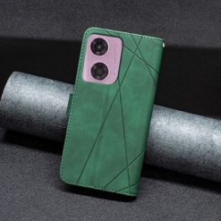 Knižkové puzdro Rhombus zelené – Motorola Moto G04 / G24 / E14 | Lacné Kryty Lacné Kryty | Knižkové puzdro Rhombus zelené – Motorola Moto G04 / G24 / E14 | Lacné Kryty