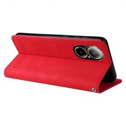 Lacné Kryty | Knižkové puzdro Skin Feel case červené – Realme C67 4G | Lacné Kryty