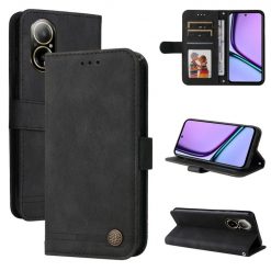 Lacné Kryty | Knižkové puzdro Skin Feel case čierne – Realme C67 4G | Lacné Kryty