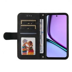 Lacné Kryty | Knižkové puzdro Skin Feel case čierne – Realme C67 4G | Lacné Kryty