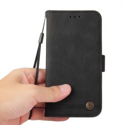Lacné Kryty | Knižkové puzdro Skin Feel case čierne – Realme C67 4G | Lacné Kryty