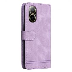 Knižkové puzdro Skin Feel case fialové – Realme C67 4G | Lacné Kryty Lacné Kryty | Knižkové puzdro Skin Feel case fialové – Realme C67 4G | Lacné Kryty