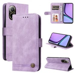 Knižkové puzdro Skin Feel case fialové – Realme C67 4G | Lacné Kryty Lacné Kryty | Knižkové puzdro Skin Feel case fialové – Realme C67 4G | Lacné Kryty