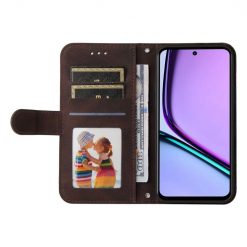 Lacné Kryty | Knižkové puzdro Skin Feel case hnedé – Realme C67 4G | Lacné Kryty