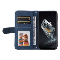 Knižkové puzdro Skin Feel case modré – OnePlus 12R | Lacné Kryty Lacné Kryty | Knižkové puzdro Skin Feel case modré – OnePlus 12R | Lacné Kryty