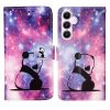 Lacné Kryty | Knižkové puzdro Trendy Cross case Mačka – Samsung Galaxy A55 5G | Lacné Kryty