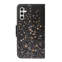 Lacné Kryty | Knižkové puzdro Trendy Cross case Hviezdy – Samsung Galaxy A55 5G | Lacné Kryty