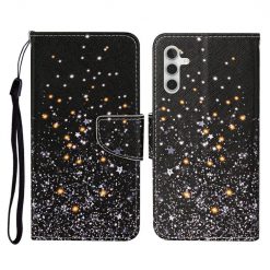 Lacné Kryty | Knižkové puzdro Trendy Cross case Hviezdy – Samsung Galaxy A55 5G | Lacné Kryty