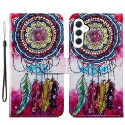 Lacné Kryty | Knižkové puzdro Trendy Cross case Lapač snov – Samsung Galaxy A55 5G | Lacné Kryty