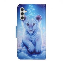 Lacné Kryty | Knižkové puzdro Trendy Cross case Leopard – Samsung Galaxy A55 5G | Lacné Kryty
