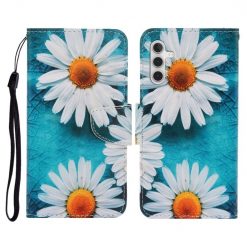 Lacné Kryty | Knižkové puzdro Trendy Cross case Sedmokráska – Samsung Galaxy A55 5G | Lacné Kryty