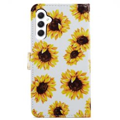 Lacné Kryty | Knižkové puzdro Trendy Cross case Slnečnica – Samsung Galaxy A55 5G | Lacné Kryty
