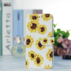 Lacné Kryty | Knižkové puzdro Trendy Cross case Slnečnica – Samsung Galaxy A55 5G | Lacné Kryty