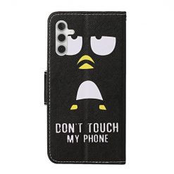 Lacné Kryty | Knižkové puzdro Trendy Cross case Tučniak – Samsung Galaxy A55 5G | Lacné Kryty