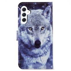 Knižkové puzdro Trendy Cross case Vlk – Samsung Galaxy A55 5G | Lacné Kryty Lacné Kryty | Knižkové puzdro Trendy Cross case Vlk – Samsung Galaxy A55 5G | Lacné Kryty