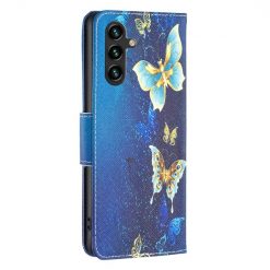 Knižkové puzdro Trendy Cross case Zlatý motýľ – Samsung Galaxy A55 5G | Lacné Kryty Lacné Kryty | Knižkové puzdro Trendy Cross case Zlatý motýľ – Samsung Galaxy A55 5G | Lacné Kryty