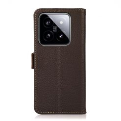 Lacné Kryty | Kožené puzdro Khazneh leather case hnedé – Xiaomi 14 Ultra | Lacné Kryty