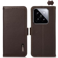Lacné Kryty | Kožené puzdro Khazneh leather case hnedé – Xiaomi 14 Ultra | Lacné Kryty