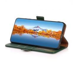 Lacné Kryty | Kožené puzdro Khazneh leather case zelené – Xiaomi 14 Ultra | Lacné Kryty