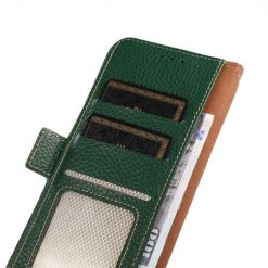 Lacné Kryty | Kožené puzdro Khazneh leather case zelené – Xiaomi 14 Ultra | Lacné Kryty