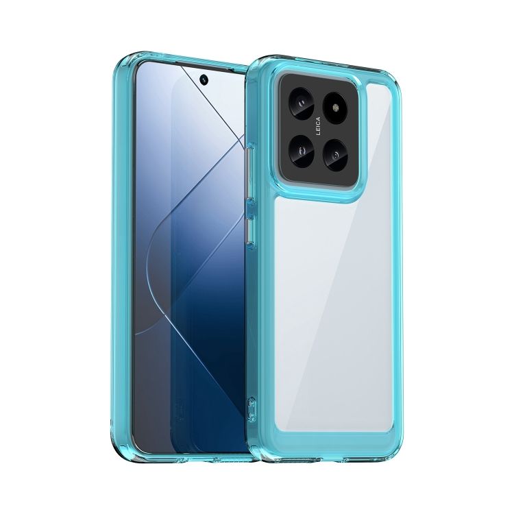 Ochranný kryt Colorful Acrylic case transparentno-modrý – Xiaomi 14