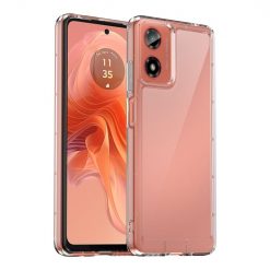 Lacné Kryty | Ochranný kryt Colorful Acrylic case transparentný – Motorola Moto G04 / G24 | Lacné Kryty
