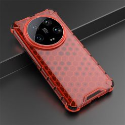 Odolný kryt Honeycomb Armor červený – Xiaomi 14 Ultra | Lacné Kryty Lacné Kryty | Odolný kryt Honeycomb Armor červený – Xiaomi 14 Ultra | Lacné Kryty