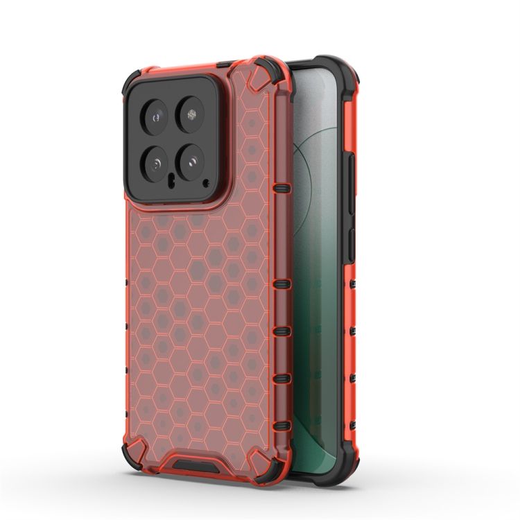 Odolný kryt Honeycomb Armor červený – Xiaomi 14