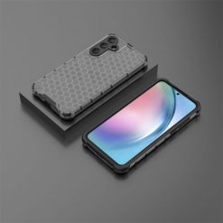 Odolný kryt Honeycomb Armor čierny – Samsung Galaxy A55 5G | Lacné Kryty Lacné Kryty | Odolný kryt Honeycomb Armor čierny – Samsung Galaxy A55 5G | Lacné Kryty