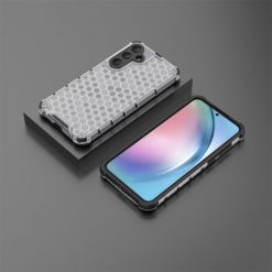 Lacné Kryty | Odolný kryt Honeycomb Armor transparentný – Samsung Galaxy A55 5G | Lacné Kryty