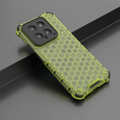 Odolný kryt Honeycomb Armor zelený – Xiaomi 14 | Lacné Kryty Lacné Kryty | Odolný kryt Honeycomb Armor zelený – Xiaomi 14 | Lacné Kryty